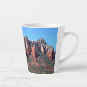 Coffee Pot Rock II in Sedona Arizona Latte Mok (Rechts)