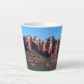 Coffee Pot Rock II in Sedona Arizona Latte Mok (Voorkant)