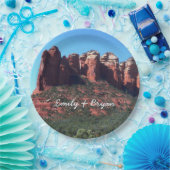 Coffee Pot Rock II in Sedona Arizona Papieren Bordje (Feest)