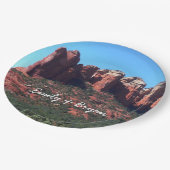 Coffee Pot Rock II in Sedona Arizona Papieren Bordje (Gekanteld)