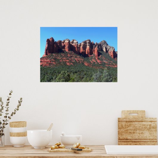 Coffee Pot Rock II in Sedona Arizona Poster (Keuken)