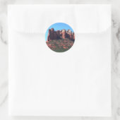 Coffee Pot Rock II in Sedona Arizona Ronde Sticker (Tas)