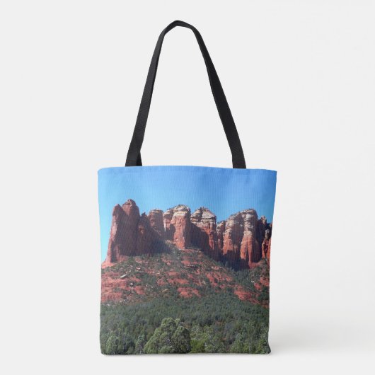 Coffee Pot Rock II in Sedona Arizona Tote Bag (Achterkant)