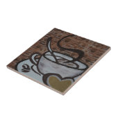 coffee pot tegeltje (Zijkant)