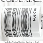 Coffee Preference Hidden Message Name 101B Modern Koffiemok