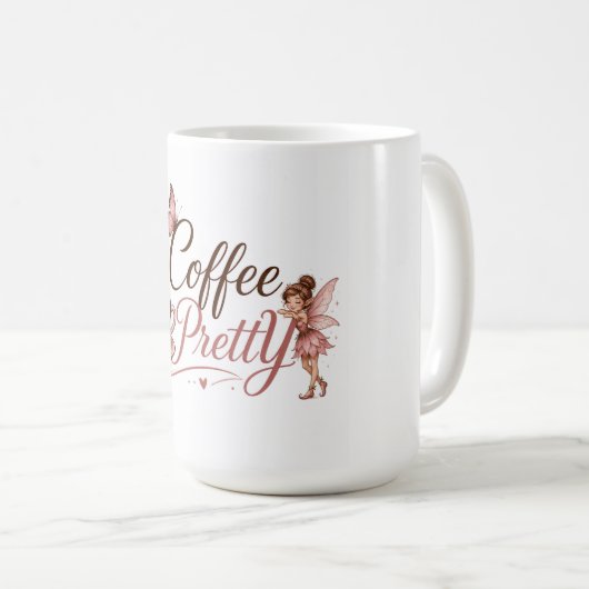 Coffee Pretty logo mok (Voorkant rechts)