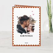 Coffee Pun Say I Love You Funny Valentines Day  Kaart (Achterkant)