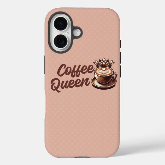 Coffee Queen Case-Mate iPhone Case (Achterkant)