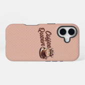 Coffee Queen iPhone 16 Hoesje (Achterkant horizontaal)