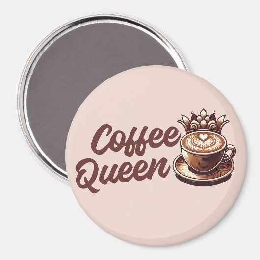 Coffee Queen Magneet (Voorkant / Achterkant)