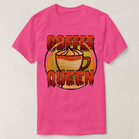 Coffee Queen T-shirt (Design voorkant)