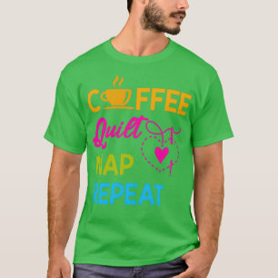 COFFEE QUILT NAP REPETEREN T-SHIRT
