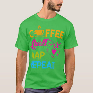 COFFEE QUILT NAP REPETEREN T-SHIRT