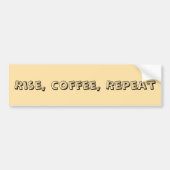 Coffee Quote Bumpersticker (Voorkant)