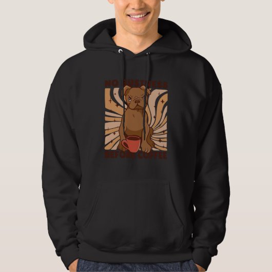 Coffee Quote Coffee  Cappuccino I Love Coffee  1 Hoodie (Voorkant)