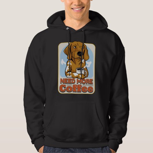 Coffee Quote Coffee Cappuccino I Love Coffee Hoodie (Voorkant)