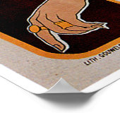 Coffee Rajah  Hot Coffee Drink en art. Poster (Hoek)