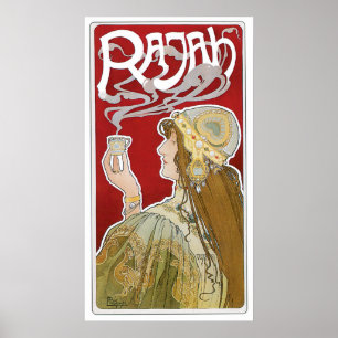 Coffee Rajah  Hot Coffee Drink en art. Poster
