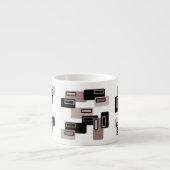 Coffee Retro Rechthoeken Espresso Mok (Voorkant)