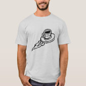Coffee Rocket T-shirt (Voorkant)