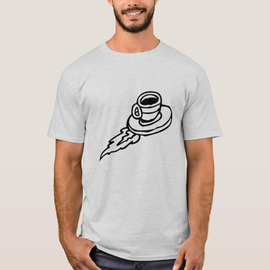 Coffee Rocket T-shirt (Voorkant)