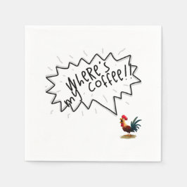 Coffee Rooster Servet