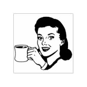 Coffee! Rubberstempel (Afrduk)