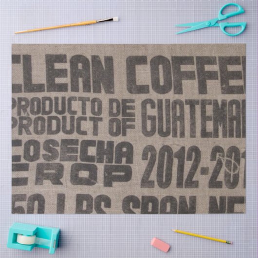 Coffee Sack Furnical Decoupage Paper Tissuepapier (Craft)