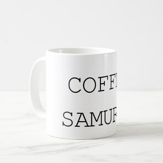 Coffee Samurai Koffiemok (Voorkant links)