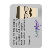 Coffee Sarcasm Magneet (Verticaal)