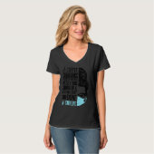 Coffee Scrubs and Rubber Gloves drinker Barista Es T-shirt (Voorkant volledig)