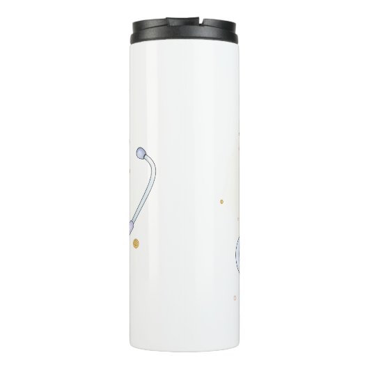 Coffee, Scrubs & Kindness Thermosbeker (Achterkant)