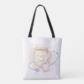 Coffee, Scrubs & Kindness Tote Bag (Achterkant)