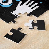 COFFEE SCRUBS RUBBER GLOVES RN Registered Nurse Legpuzzel (Zijkant)