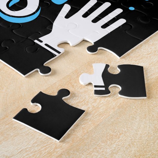 COFFEE SCRUBS RUBBER GLOVES RN Registered Nurse Legpuzzel (Zijkant)