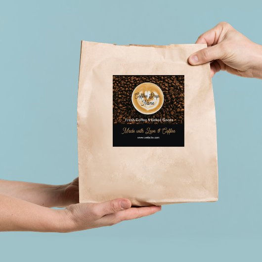 Coffee Shop Bedankt Sticker | Cafe Bedankt