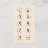 Coffee Shop  Damask Loyalty Punch (Achterkant)