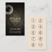 Coffee Shop  Damask Loyalty Punch (Voorkant / Achterkant)