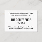 Coffee Shop Loyalty Card (Achterkant)