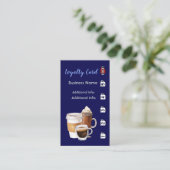 Coffee Shop Loyalty Kaart 4 (Staand voorkant)