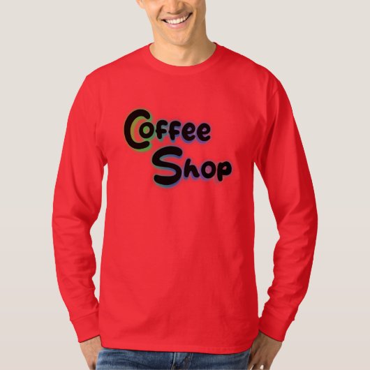 Coffee shop t-shirt (Voorkant)
