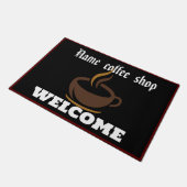 Coffee Shop Welkom restaurant Gepersonaliseerde na Deurmat (Schuin)