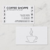 COFFEE SHOPPE-ponskaart Klantenkaartje (Voorkant / Achterkant)