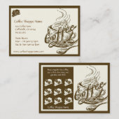  Coffee Shoppe Punch Kaarten Klantenkaartje (Voorkant / Achterkant)