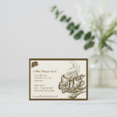  Coffee Shoppe Punch Kaarten Klantenkaartje (Staand voorkant)