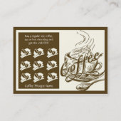  Coffee Shoppe Punch Kaarten Klantenkaartje (Achterkant)