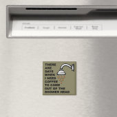 Coffee Shower Head Funny Fridge Magnet (Insitu (Vaatwasser))