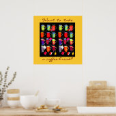 Coffee Slang Mok Art poster (Keuken)