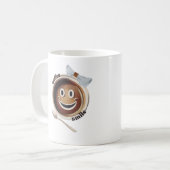Coffee Smile Funny Schattige Sweet Koffiemok (Voorkant links)