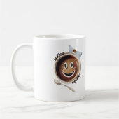 Coffee Smile Funny Schattige Sweet Koffiemok (Links)